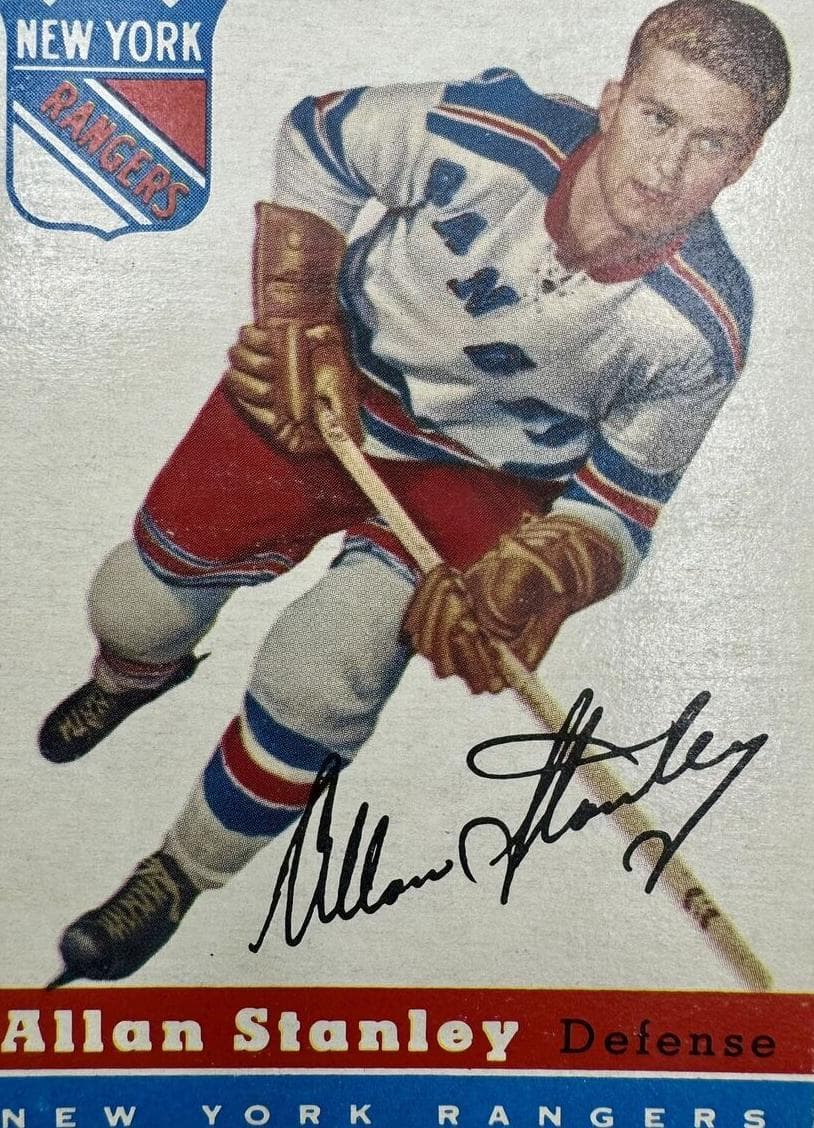 Allan Stanley 1954 topps Topps