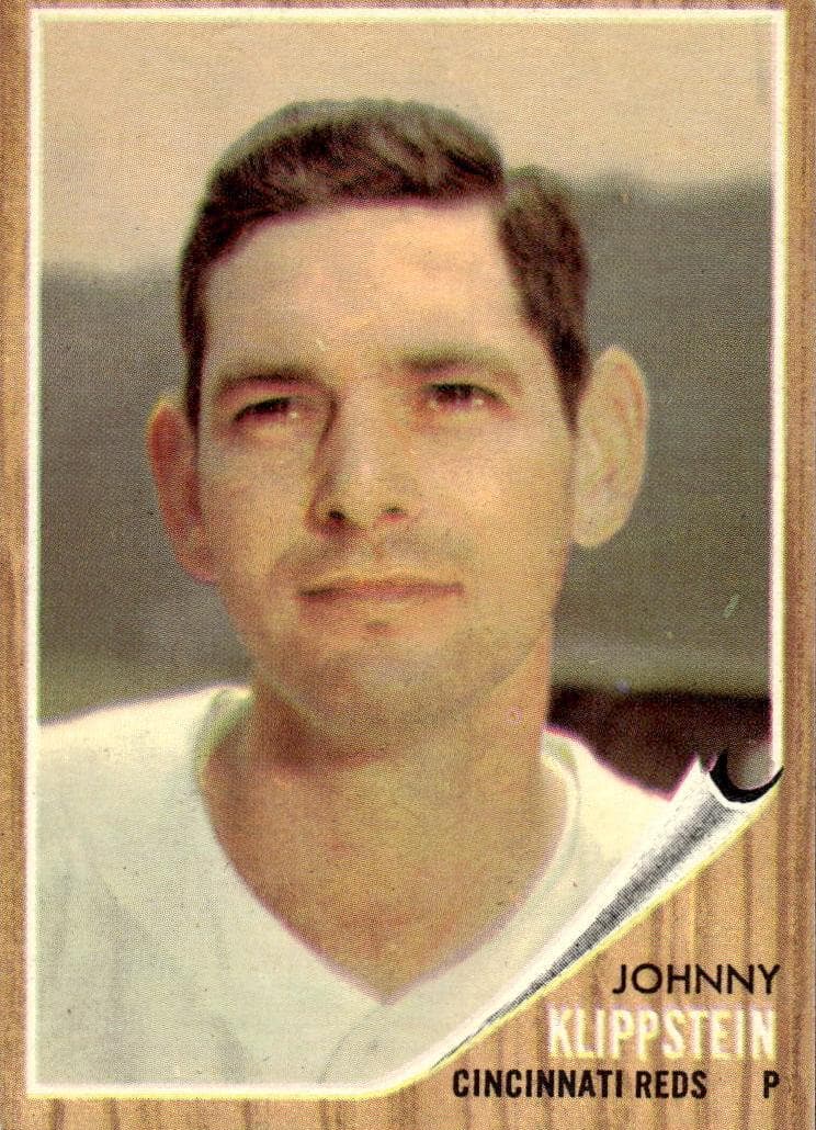 Johnny Klippstein 1962 topps Topps