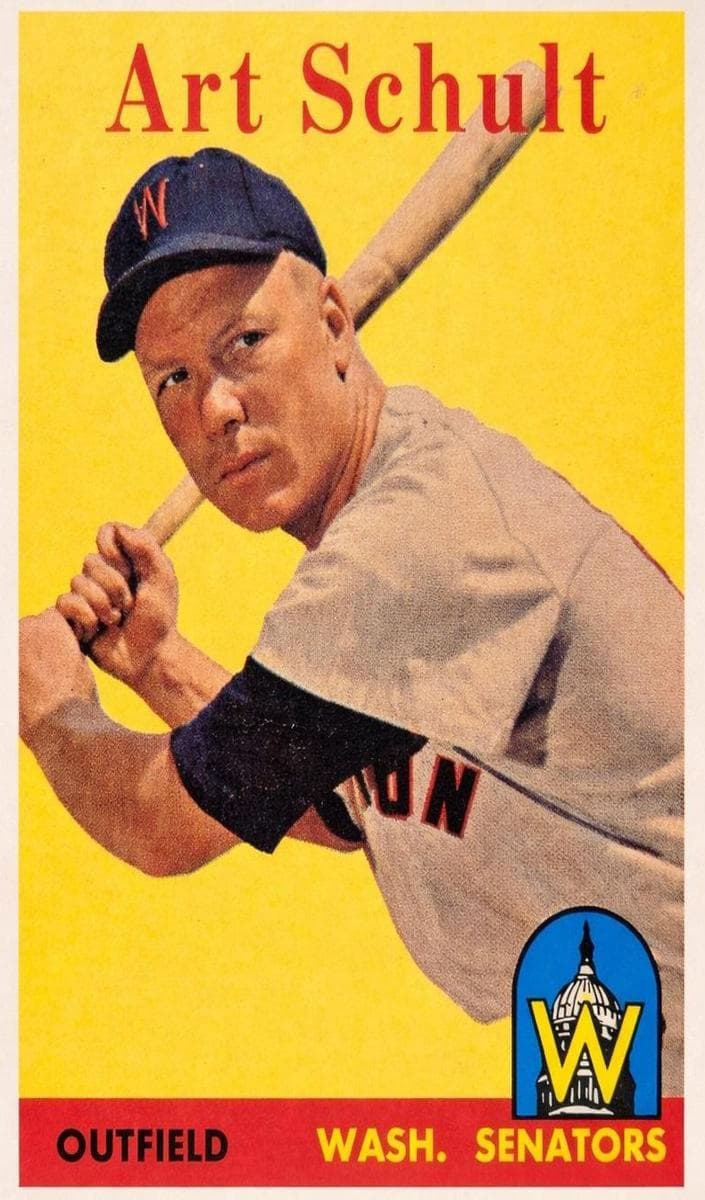 Art Schult 1958 topps Topps