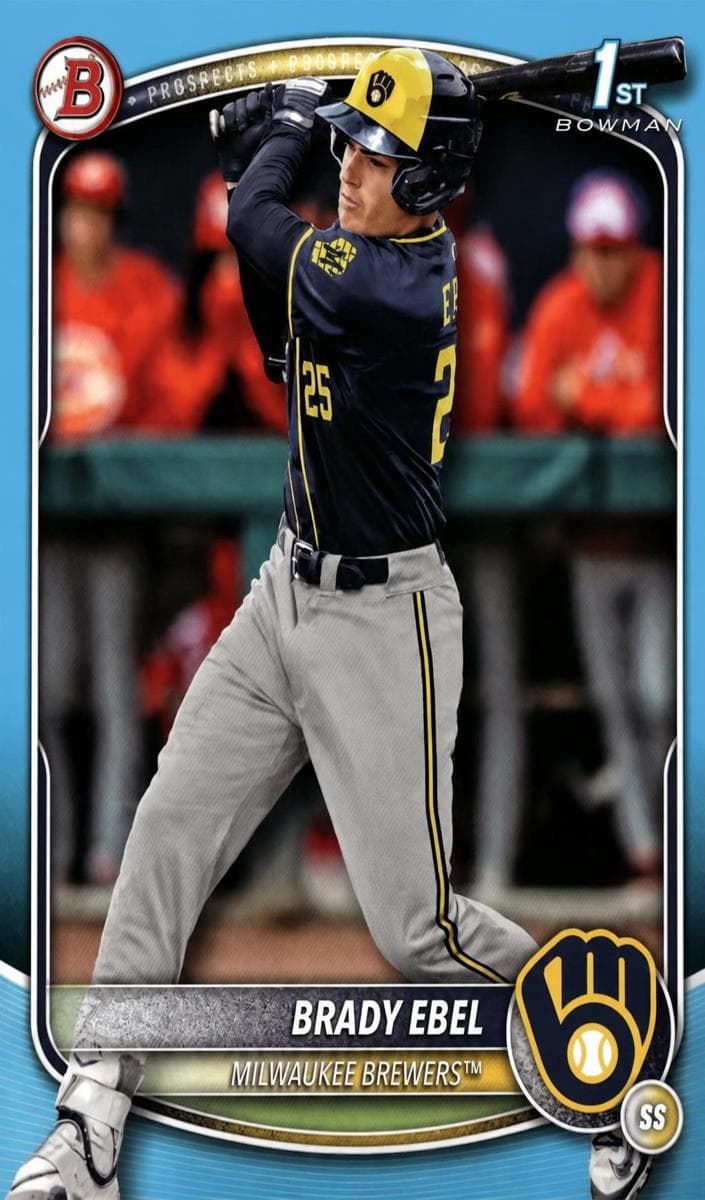 Brady Ebel 2025 bowman Draft