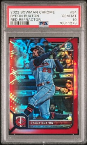 Byron Buxton 2022 bowman Bowman Chrome