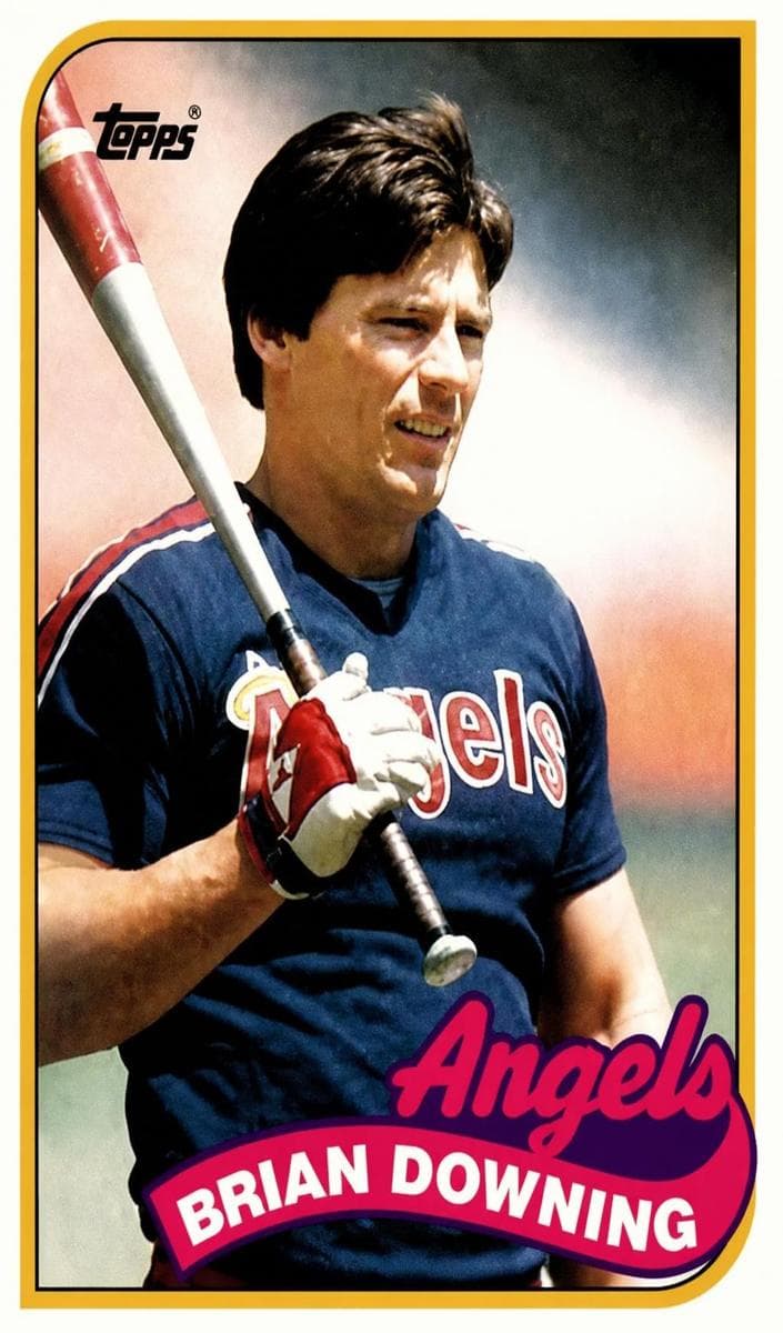 Brian Downing 1989 topps