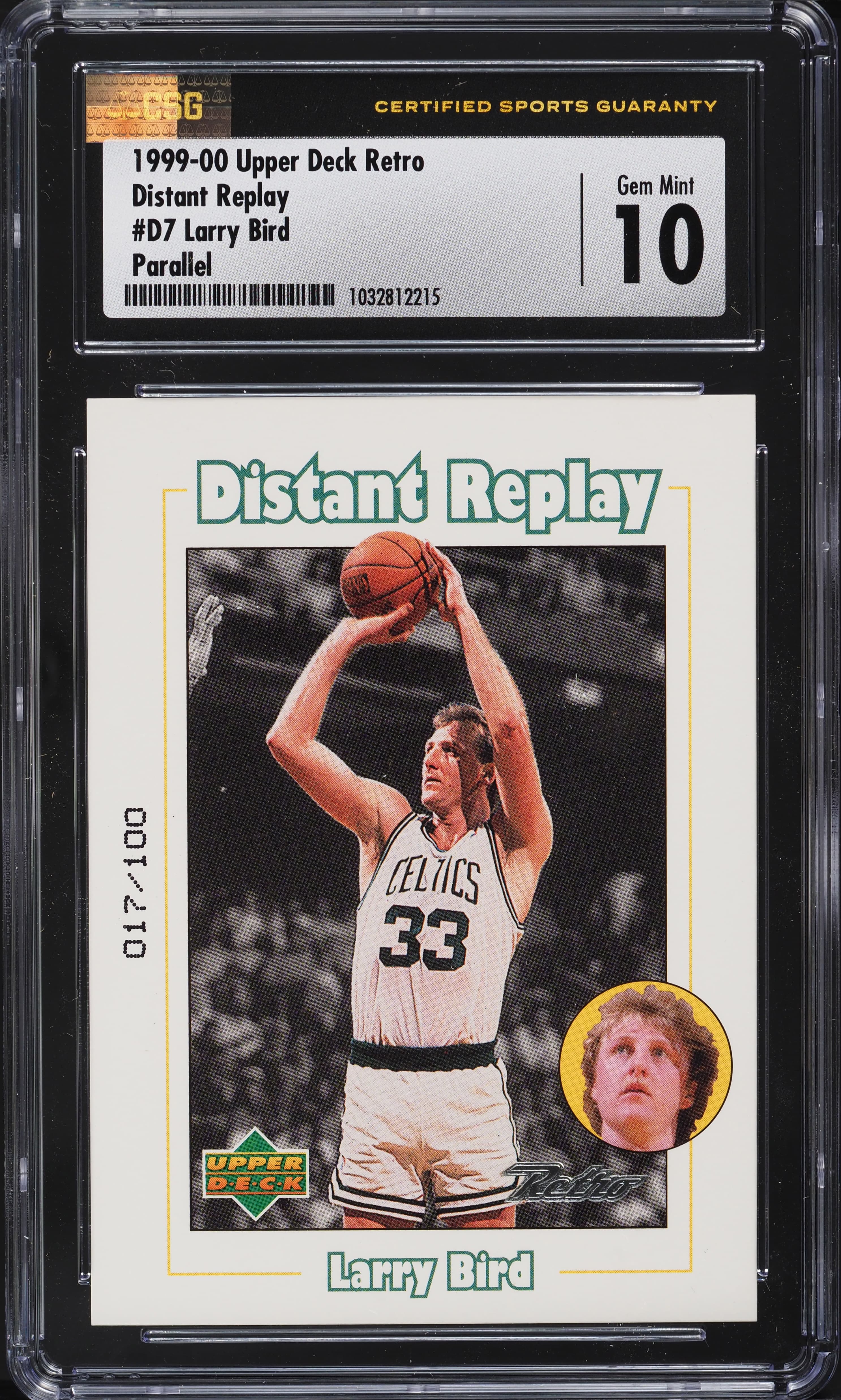 Larry Bird 1999 upper-deck Retro