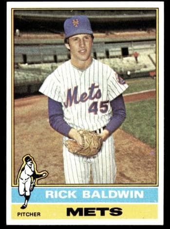 Rick Baldwin 1976 topps Topps