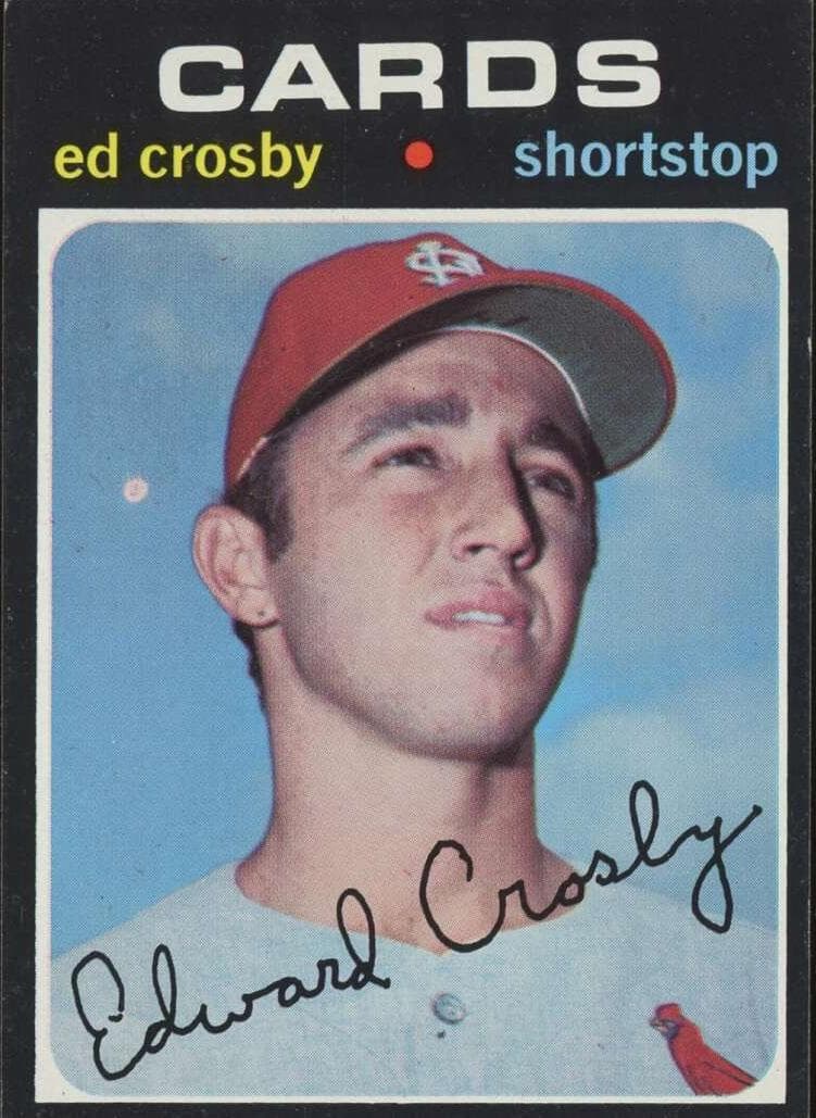 Ed Crosby 1971 topps Topps