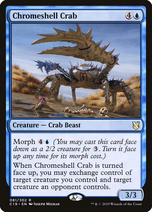 Chromeshell Crab 2019 Magic: The Gathering Commander 2019