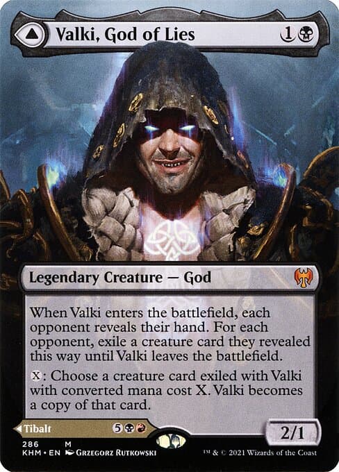 Valki, God of Lies & Tibalt, Cosmic Impostor 2021 Magic: The Gathering Kaldheim Borderless