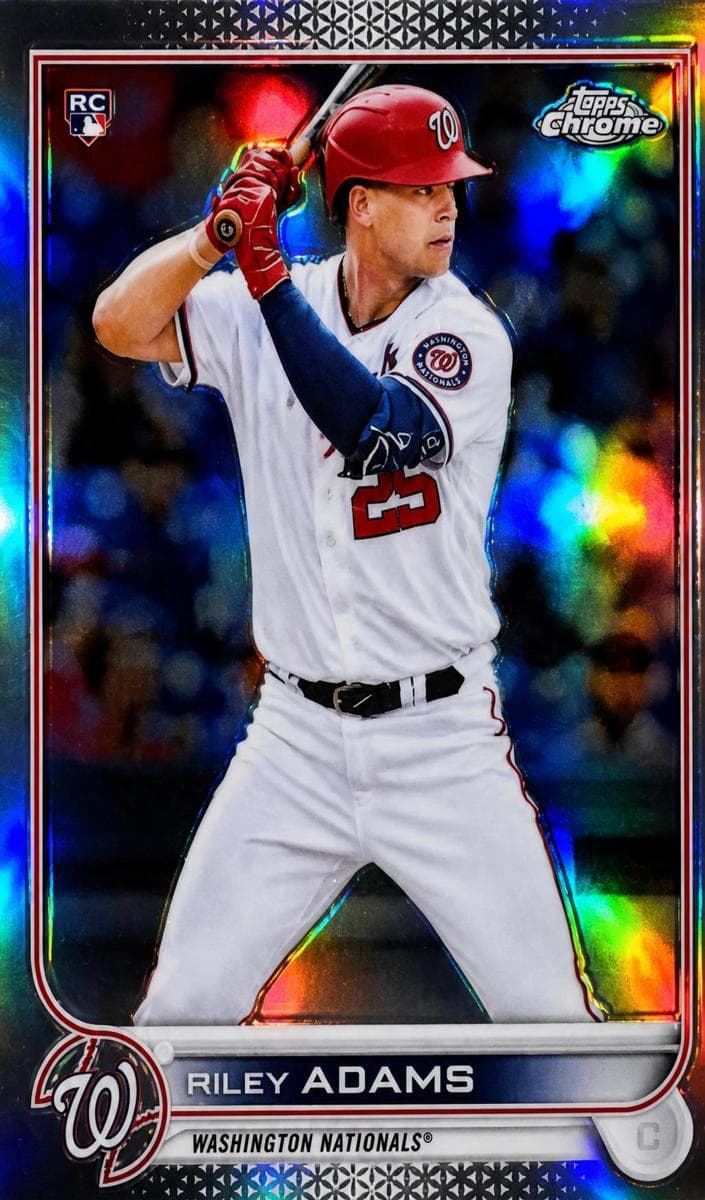 Riley Adams trading card