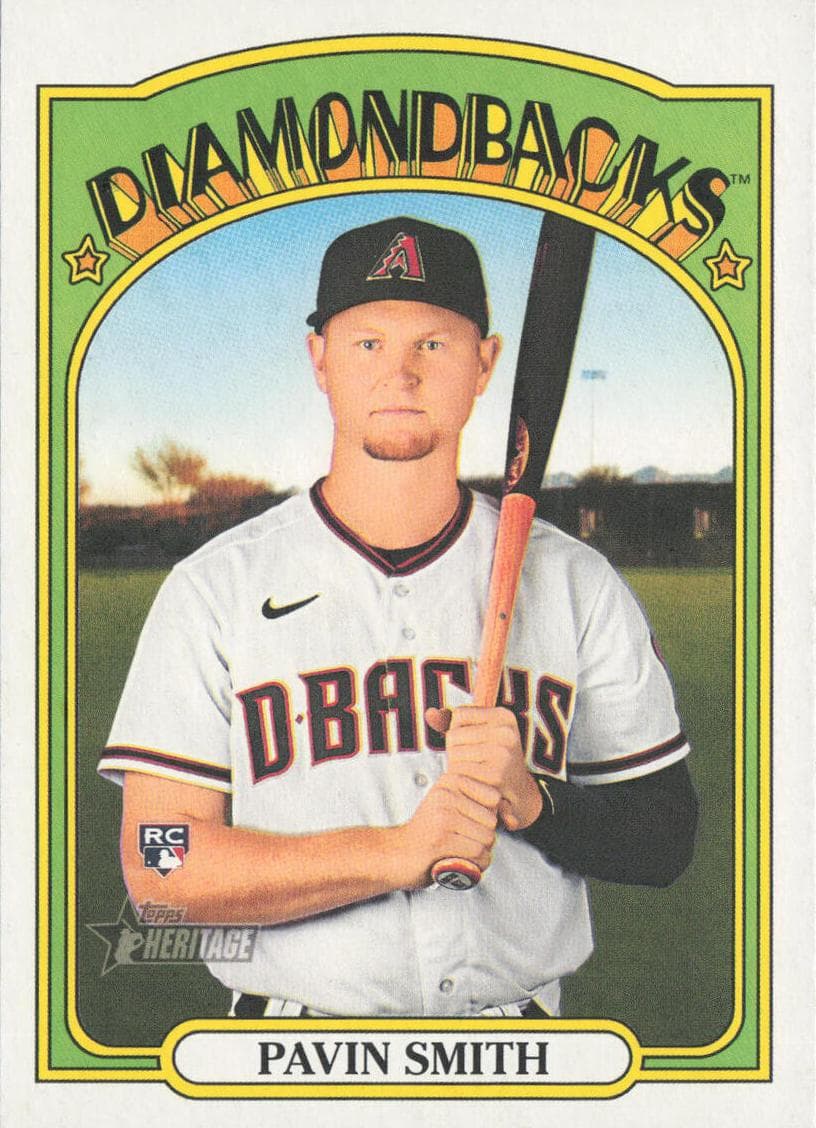 Pavin Smith 2021 topps Topps Heritage