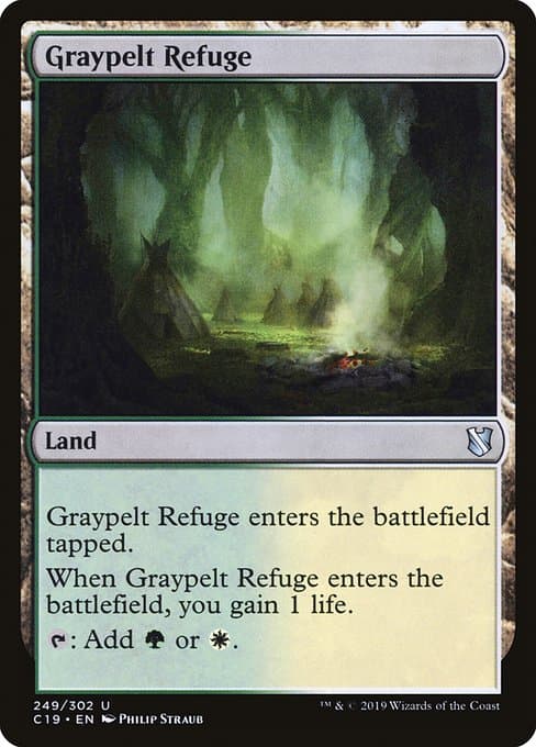 Graypelt Refuge 2019 Magic: The Gathering Commander 2019