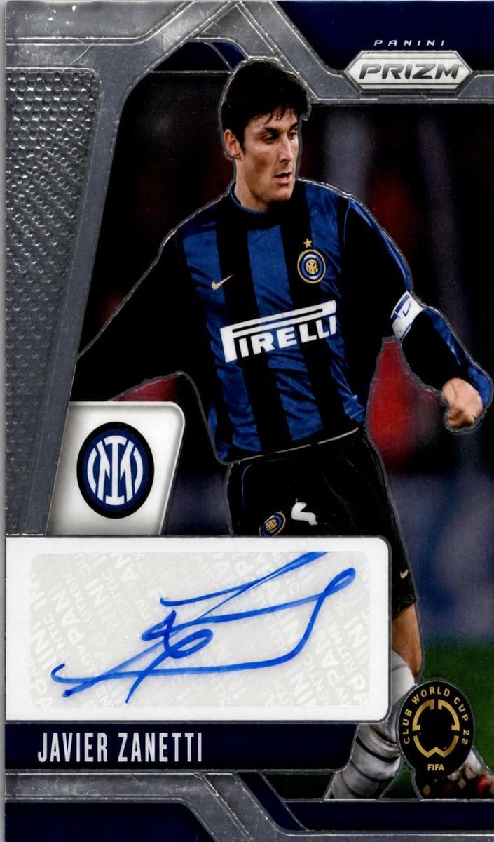 Javier Zanetti trading card