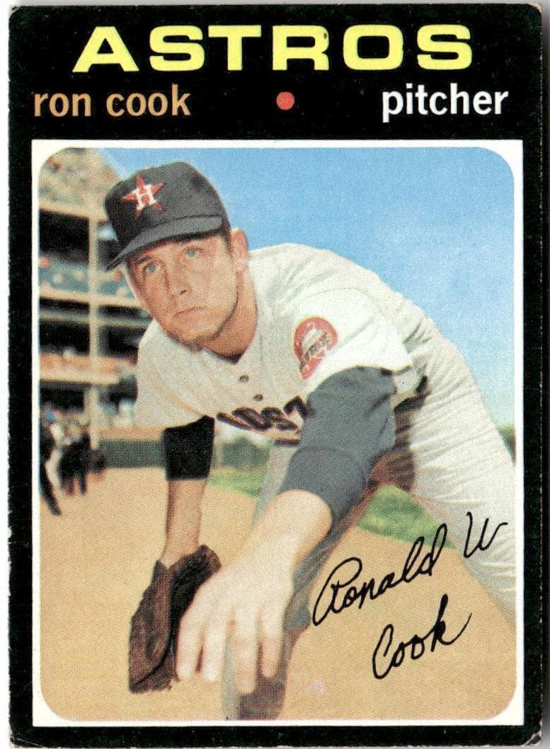Ron Cook 1971 topps Topps