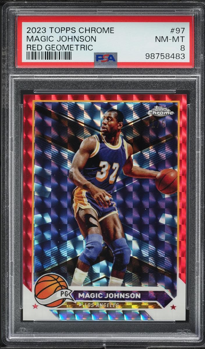 Magic Johnson 2023 topps Topps Chrome