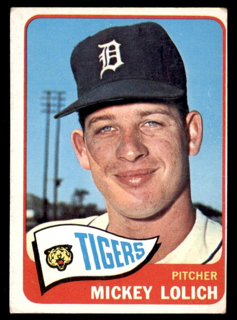 Mickey Lolich 1965 topps Topps