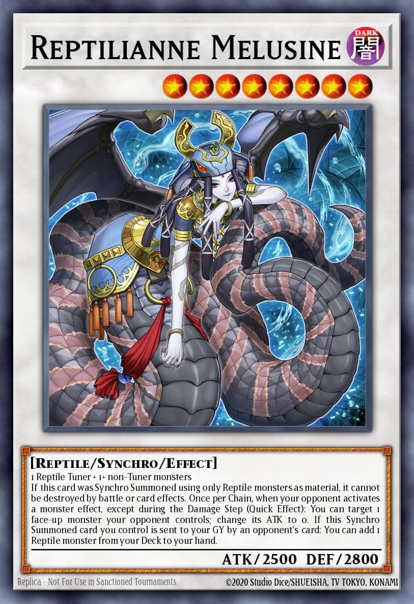 Reptilianne Melusine 2021 Yu-Gi-Oh! Japanese Burst of Destiny