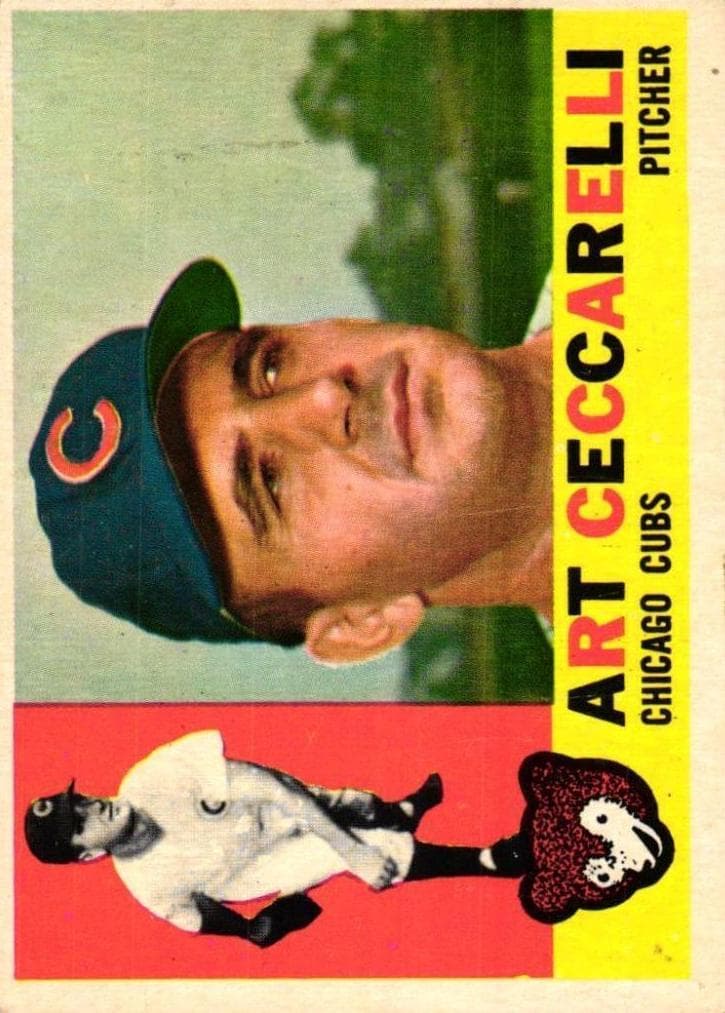 Art Ceccarelli 1960 topps Topps