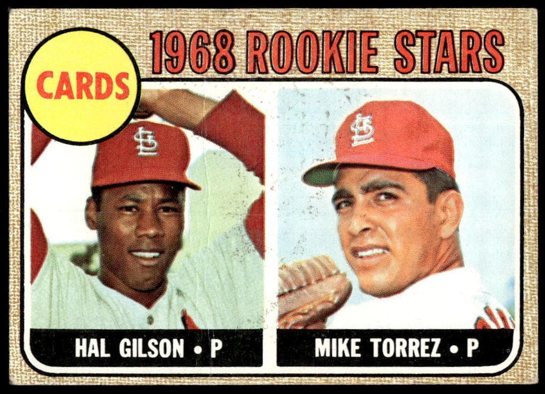 Cardinals 1968 Rookie Stars (Hal Gilson / Mike Torrez) 1968 topps Topps