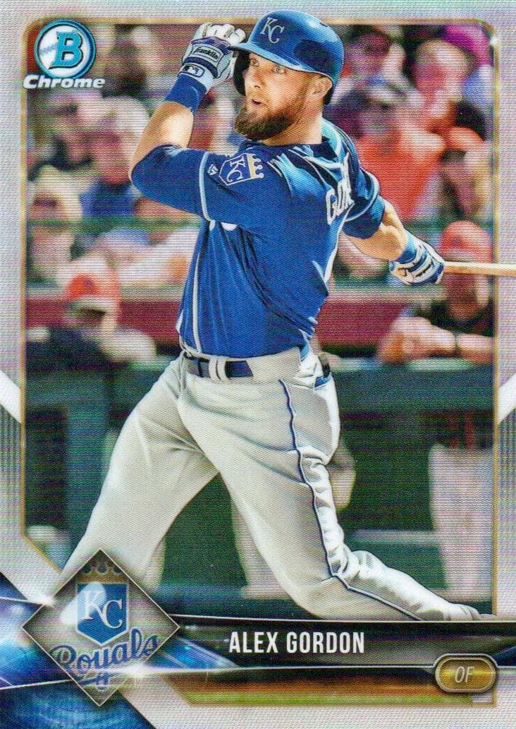 Alex Gordon 2018 bowman Bowman Chrome