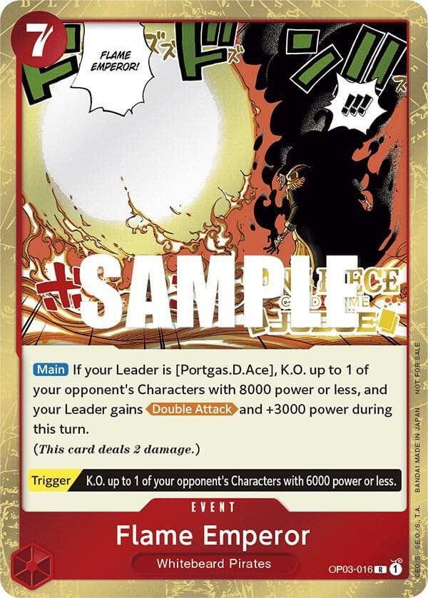 Flame Emperor 2023 One Piece Japanese Pillars of Strength