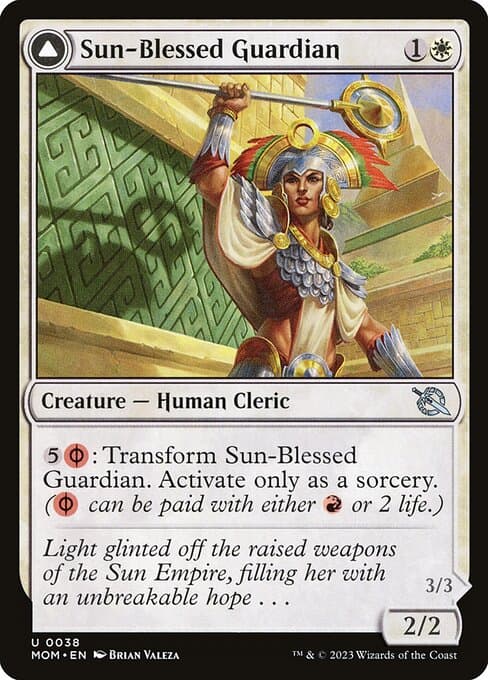 Sun-Blessed Guardian // Furnace-Blessed Conqueror #38
