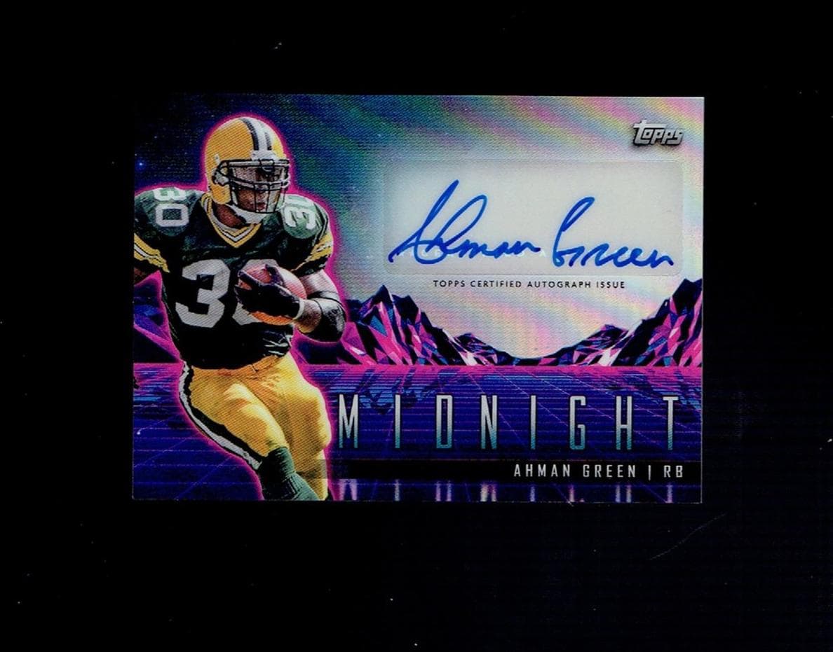 Ahman Green trading card