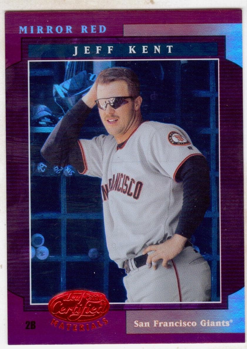 Jeff Kent 2001 leaf Leaf Certified Materials