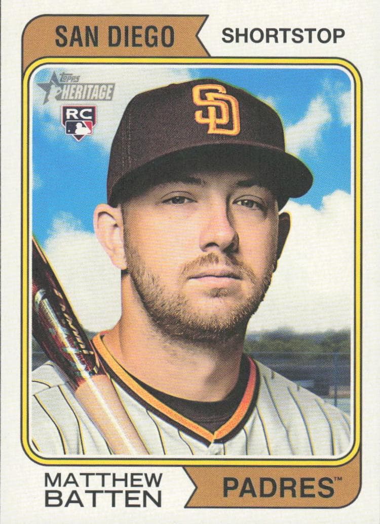 Matthew Batten trading card