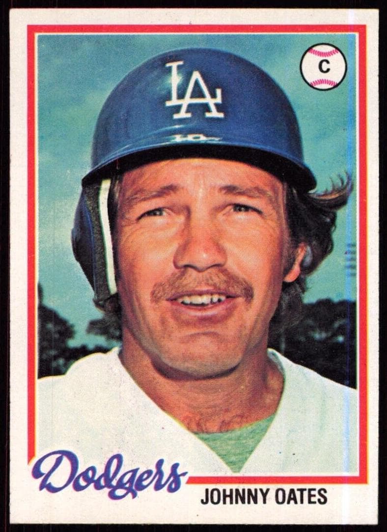 Johnny Oates 1978 topps Topps