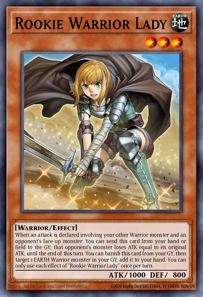 Rookie Warrior Lady #GFP2-EN043