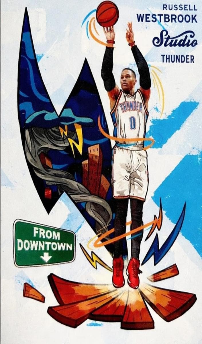Russell Westbrook 2016 panini Studio