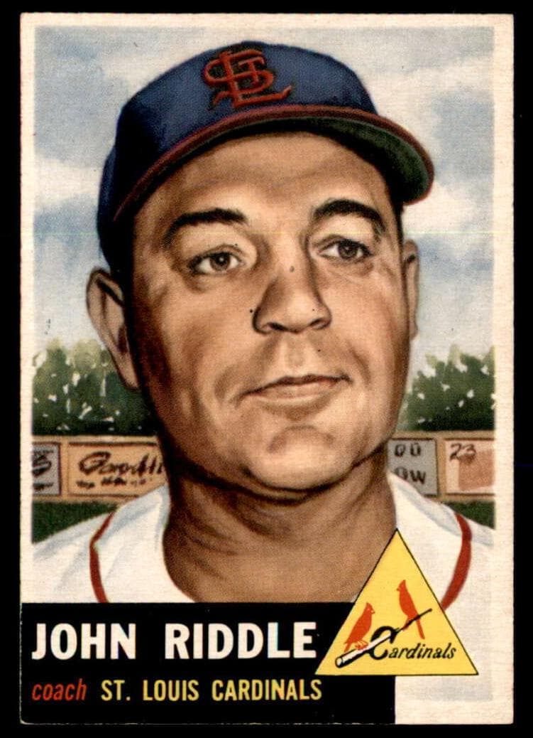 Johnny Riddle 1953 topps Topps