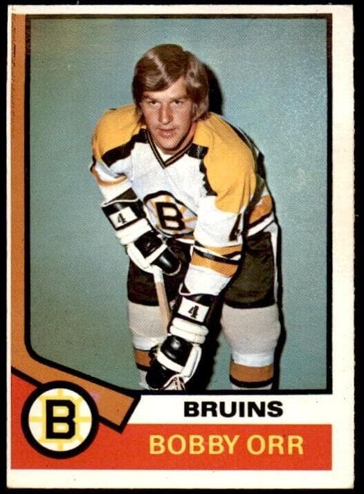 Bobby Orr 1974 topps O-Pee-Chee