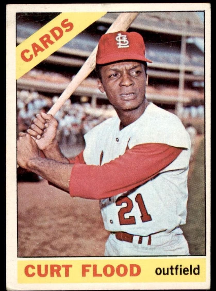 Curt Flood 1966 topps Topps