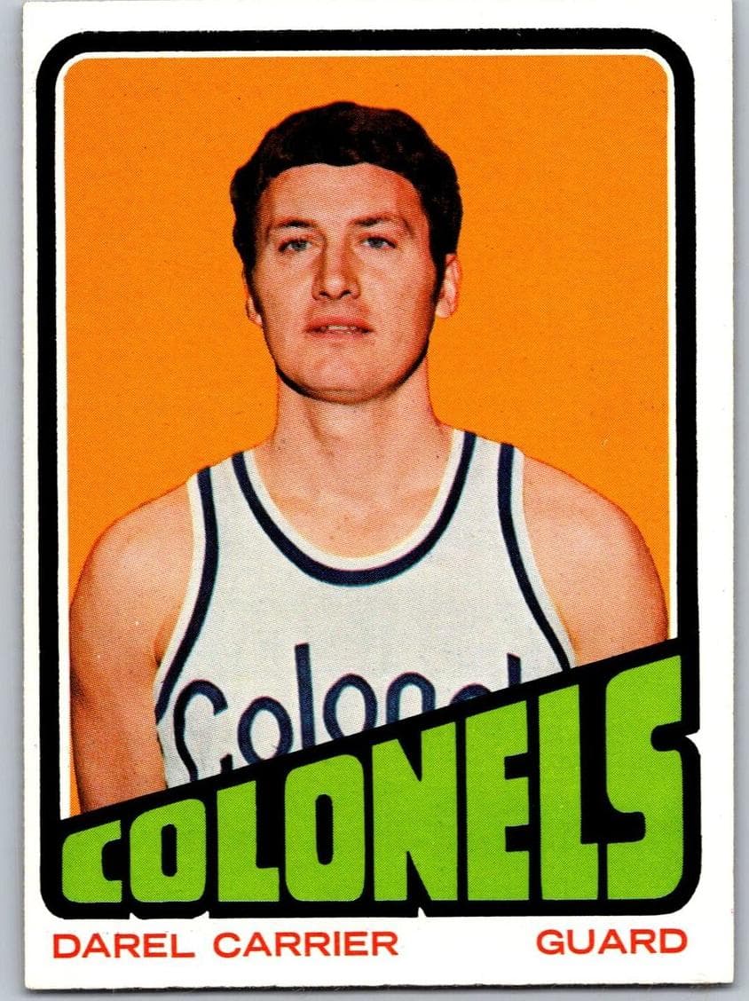 Darel Carrier trading card