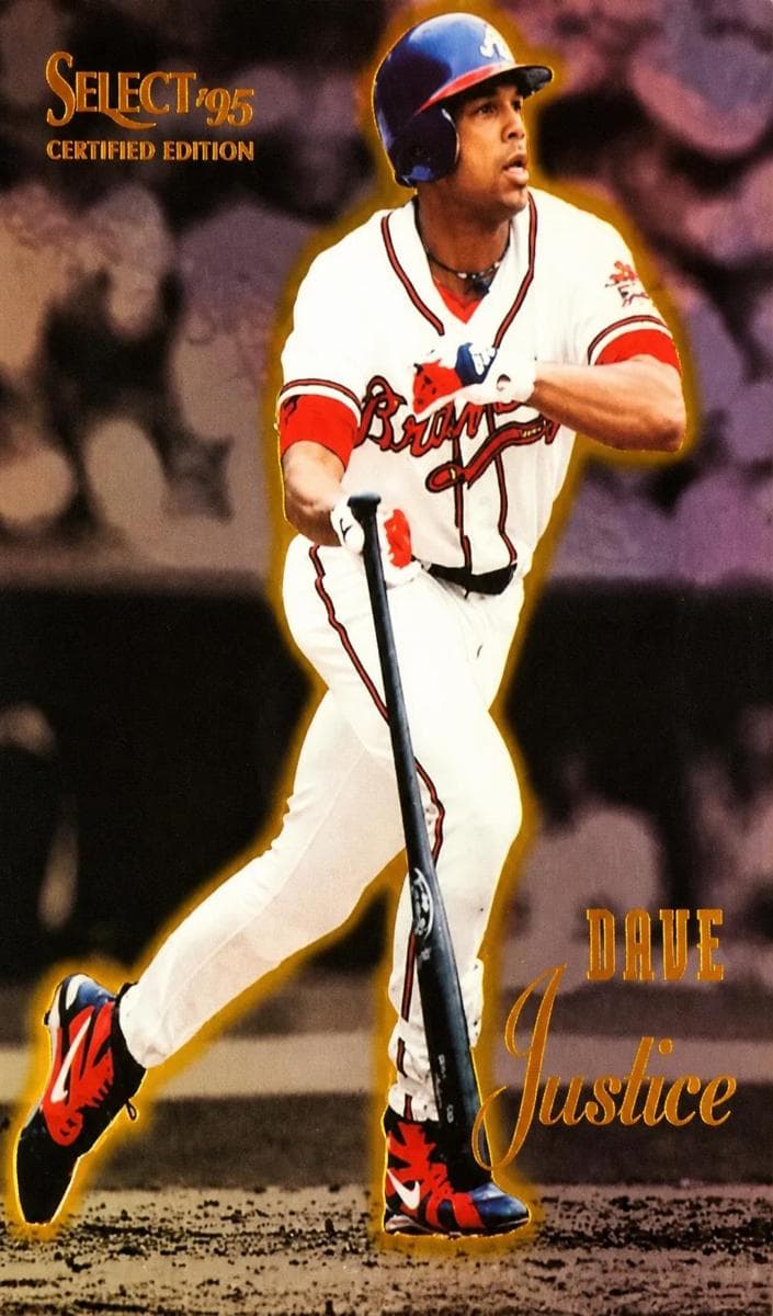 Dave Justice 1995 panini