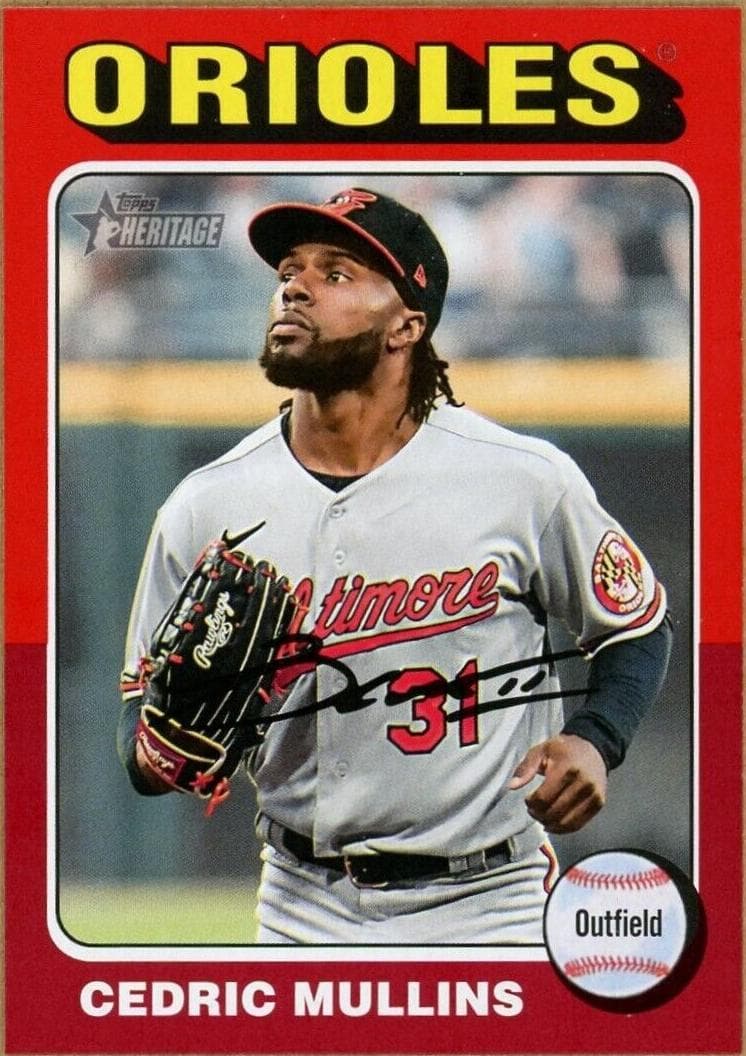 Cedric Mullins trading card