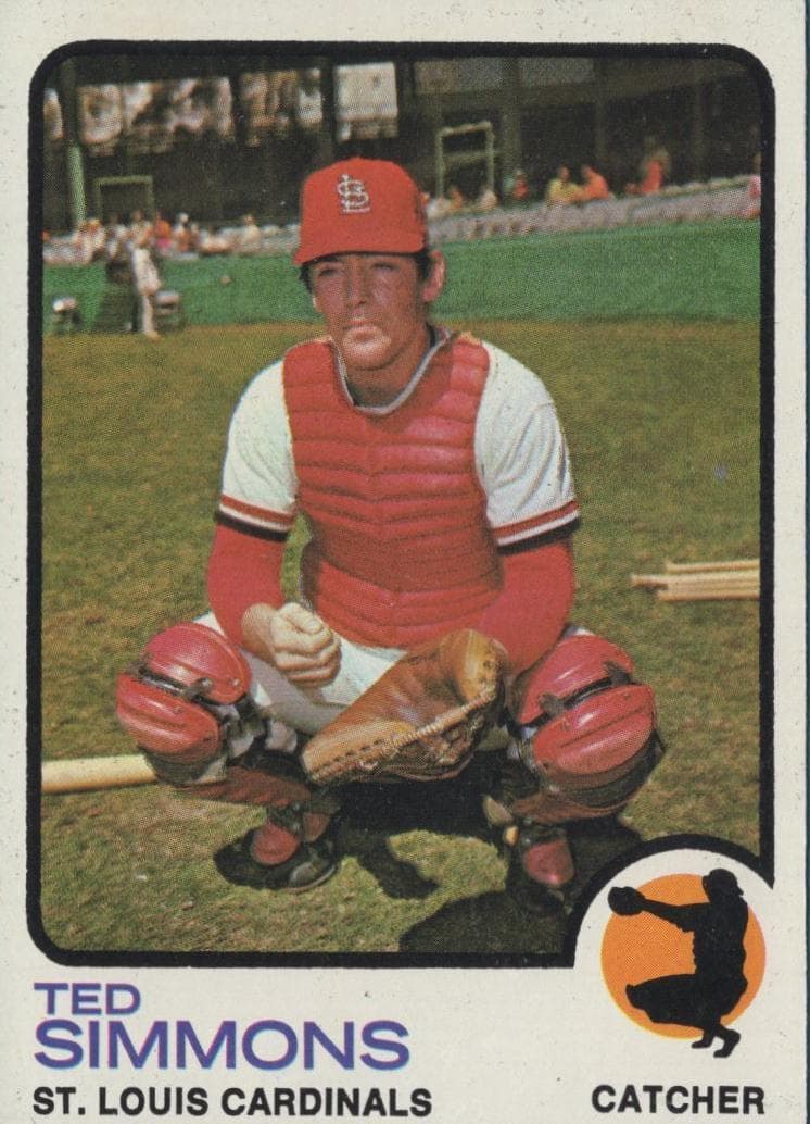 Ted Simmons 1973 topps Topps