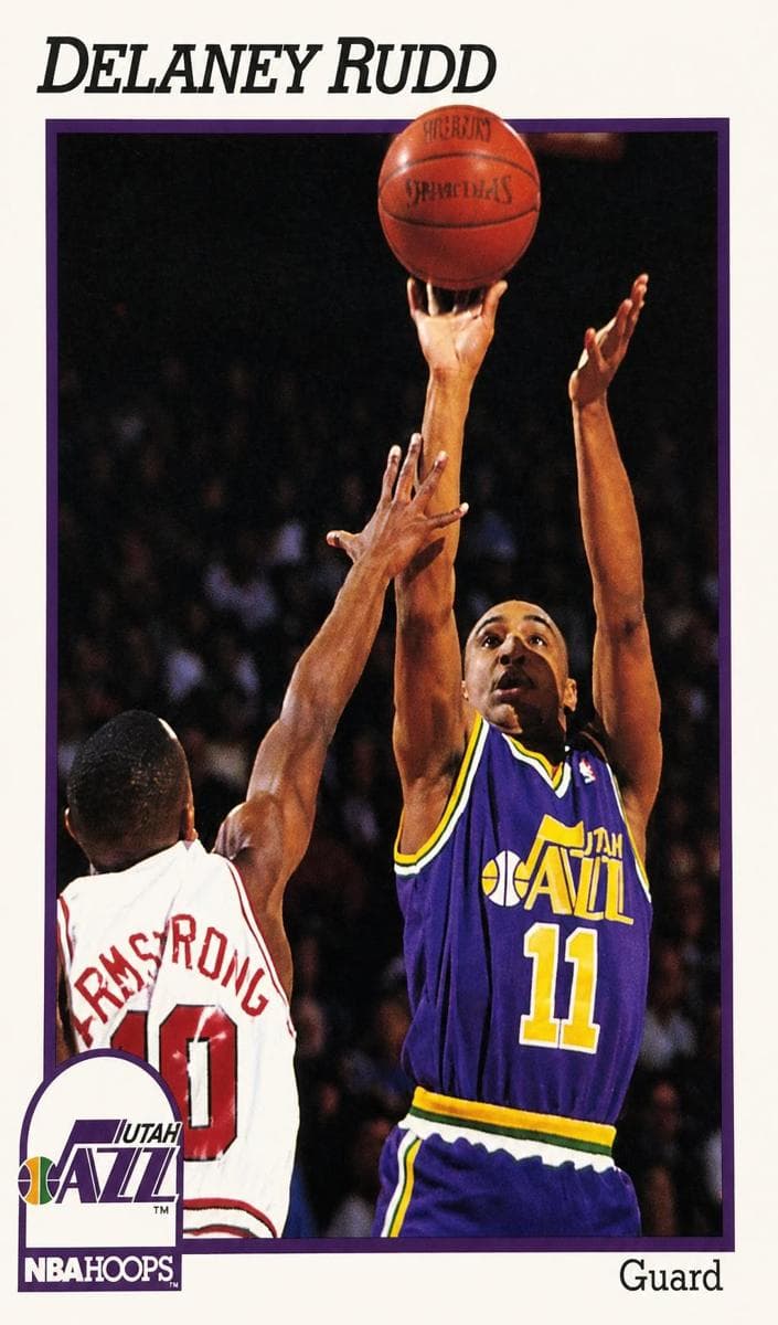 Delaney Rudd 1991 panini Hoops