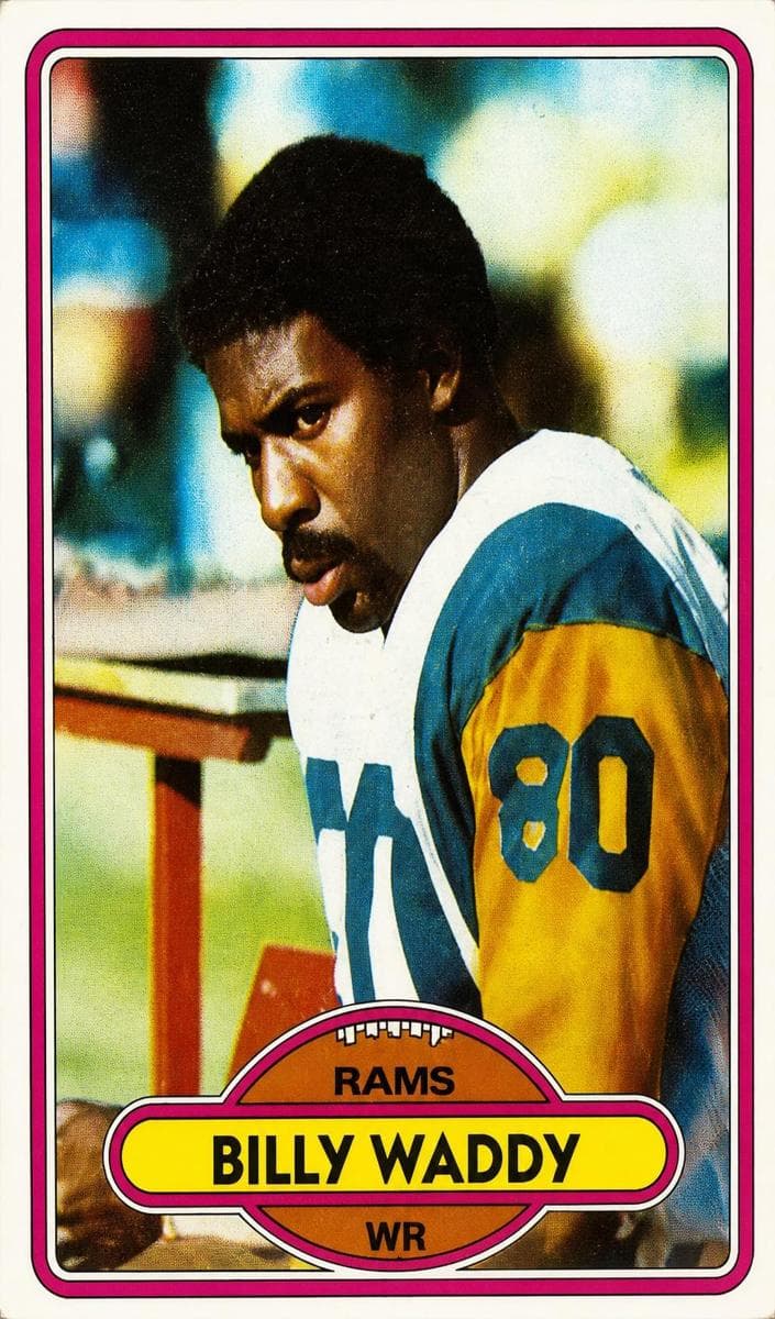 Billy Waddy 1980 topps
