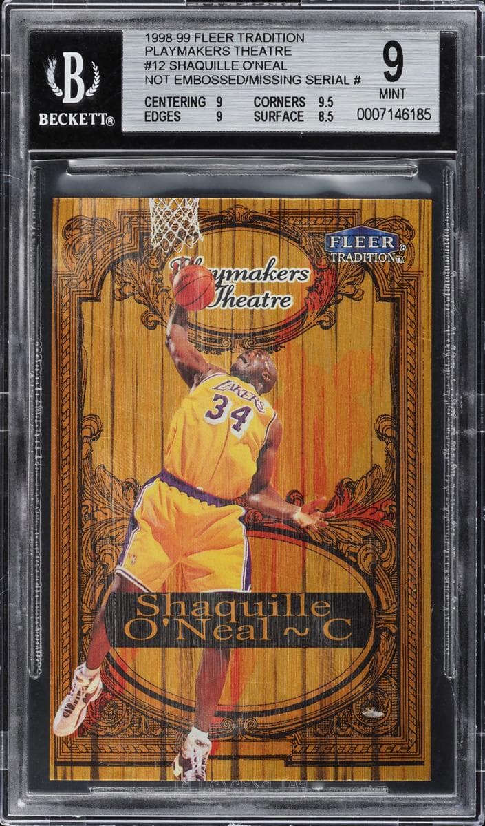 Shaquille O'Neal 1998 fleer