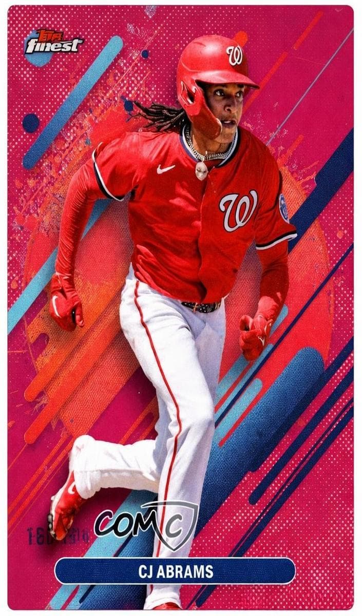 CJ Abrams 2025 topps Topps Finest