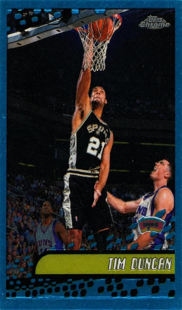Tim Duncan 2001 topps Topps Chrome