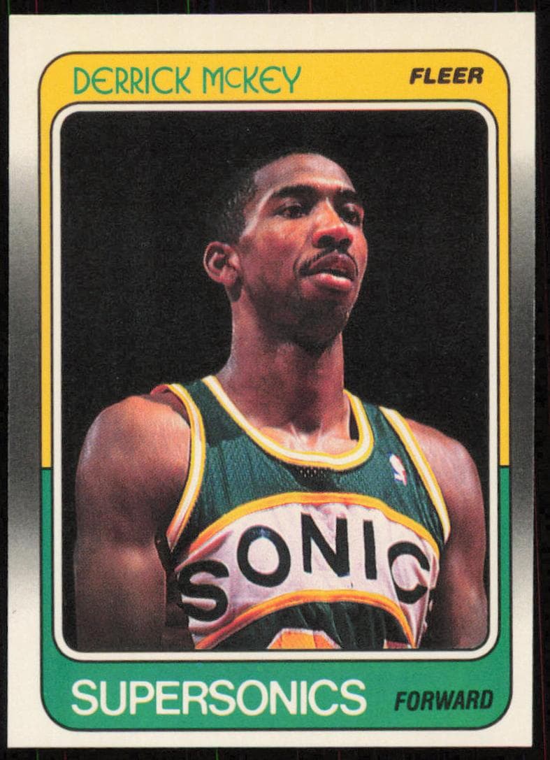 Derrick McKey trading card