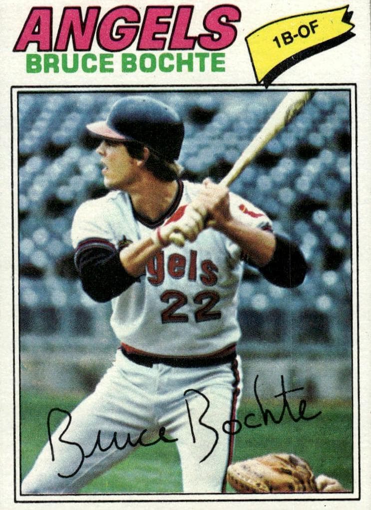 Bruce Bochte 1977 topps Topps
