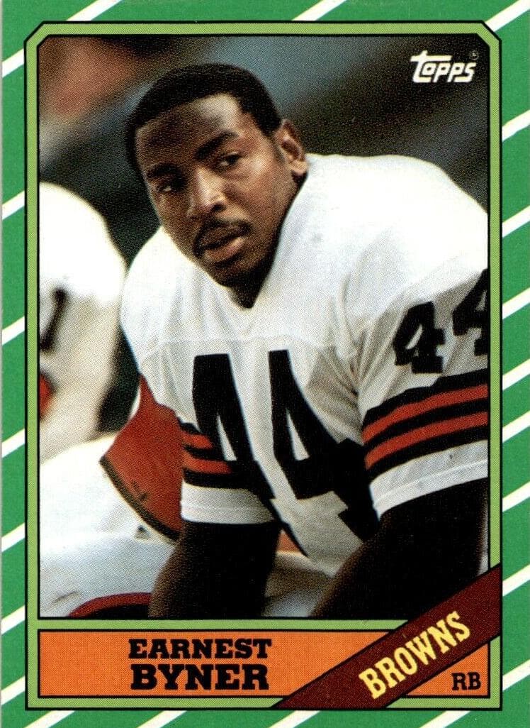 Earnest Byner trading card