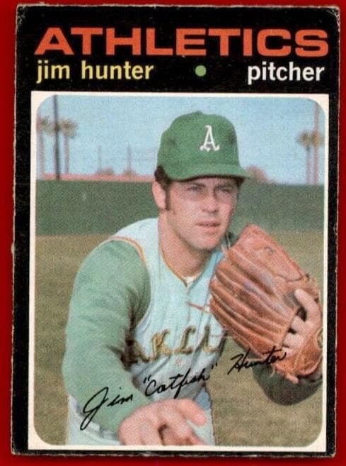 Jim Hunter 1971 topps O-Pee-Chee