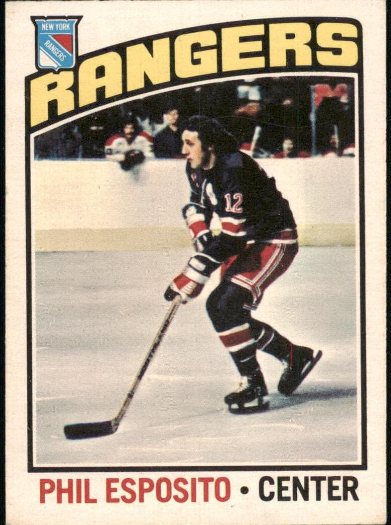 Phil Esposito 1976 topps Topps