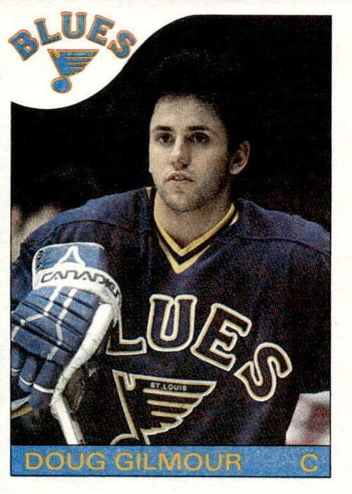 Doug Gilmour 1985 topps Topps