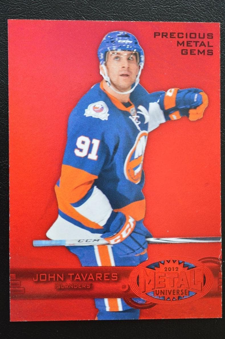 John Tavares 2012 fleer Retro Precious Metal Gems Hockey Green