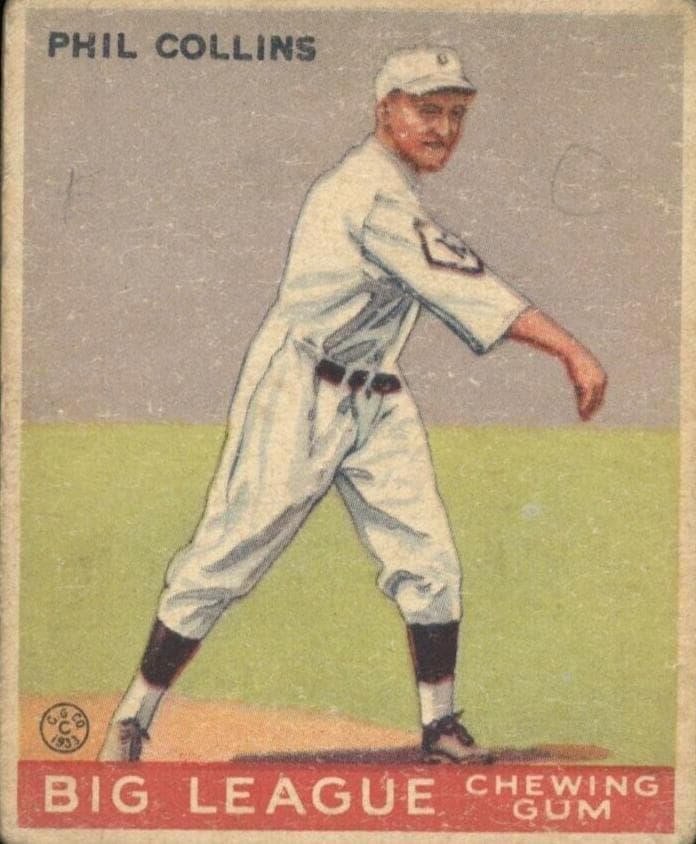 Phil Collins 1933 unknown Goudey